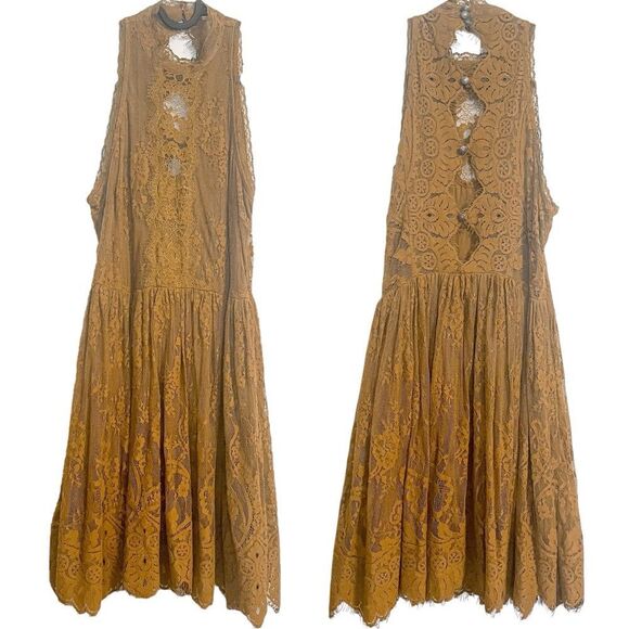 Free People Verushka Lace Mini Dress 4 - Picture 3 of 9